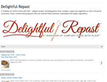 Tablet Screenshot of delightfulrepast.com